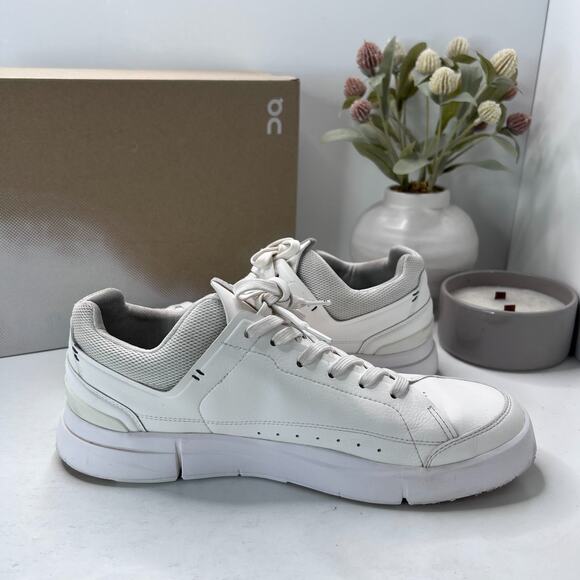 On Cloud The Roger Centre Court White/Gum Lace Up Shoes Men's 11.5 Comfort - Picture 7 of 10